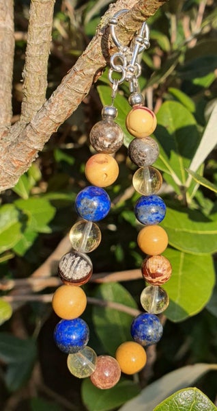 TRUST, STRENGTH, HAPPINESS CRYSTAL HEALING BRACELET #Reiki Infused# Carousel 2