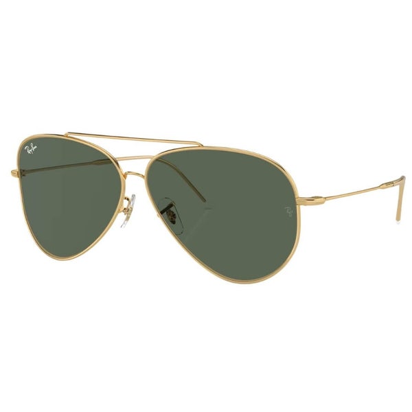 Ray-Ban Aviator Reverse RBR0101S 001/VR Gold Frame, Green Lens Carousel 1