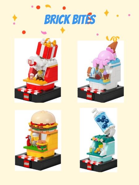 Lego Bricktober 2024 Brickbites Ice cream Stall Carousel 1