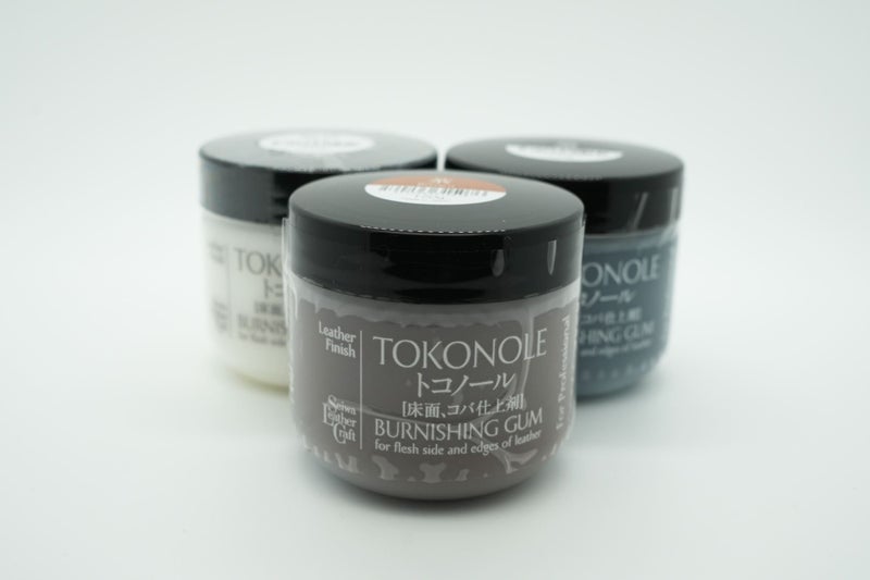 Leather Craft Tokonole Burnishing Gum Leather Finish 120g Brown Made in Japan Carousel 1