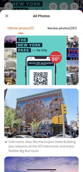 New York Go City Pass - 3 Attractions Carousel 2