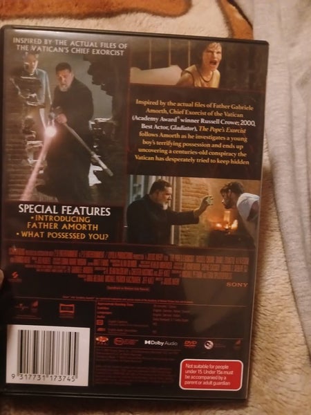 THE POPES EXORCIST dvd movie,,,2023 Russell Crowe62987928450818112