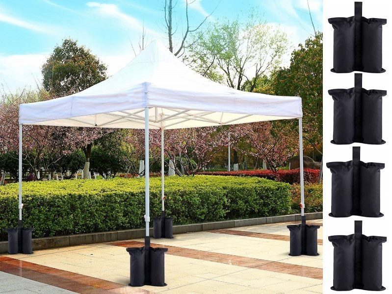 4PCS * Gazebo Foot Feet Leg Sandbag Tent Anchor Marquee Weights Stall Sand Bag Carousel 1