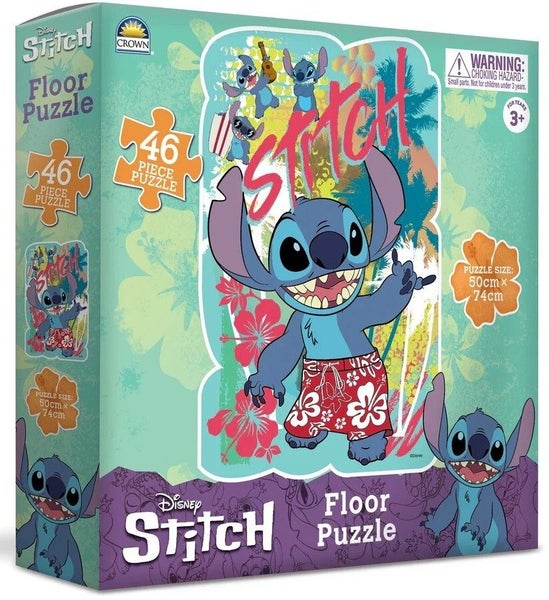 MJM: Disney Stitch - 46pc Floor Puzzle Carousel 1