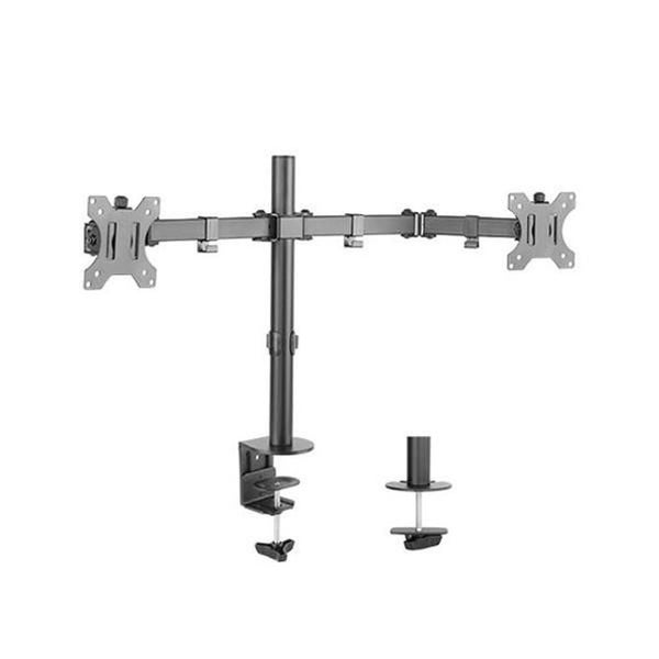 BT-LDT12-C024N - Bracom Economy Dual Monitor Articulating Steel Monitor Arm D... Carousel 1
