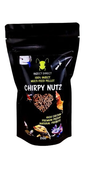 Chirpy Nutz® Insect Feed Pellets Carousel 1