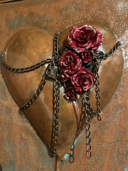 Rustic copper heart (unchain my heart) Carousel 1