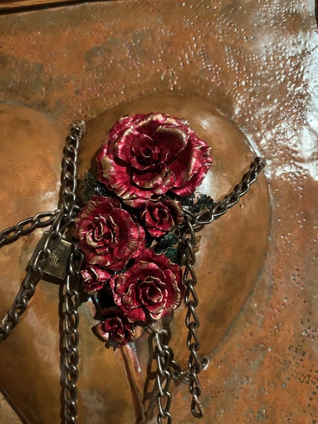 Rustic copper heart (unchain my heart) Carousel 7