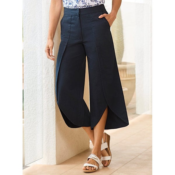 Tulip Hem Crop Pants - Size 18 - Ink Carousel 2