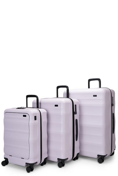 Explorer Luna-Air 55cm Front Access, 63cm & 74cm Hardside Luggage Set Lilac Carousel 1
