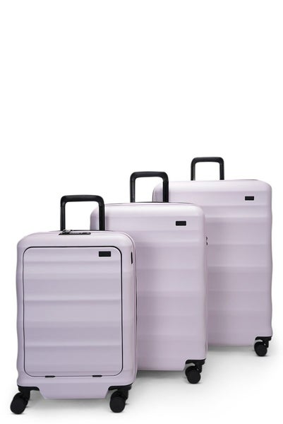 Explorer Luna-Air 55cm Front Access, 63cm & 74cm Hardside Luggage Set Lilac Carousel 2