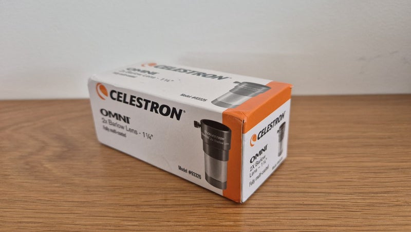 Celestron 1.25” – Omni 2x Barlow Lens Carousel 1