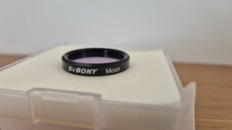 SVBONY 1.25'' Moon/Lunar Filter for Astronomy Telescope Camera Carousel 1