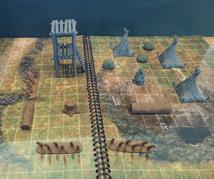 Goblin Camp Wilderness Scatter Set Dungeons and Dragons dice4dungeons Carousel 1