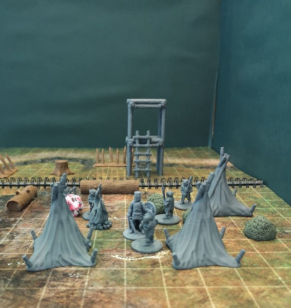 Goblin Camp Wilderness Scatter Set Dungeons and Dragons dice4dungeons Carousel 17