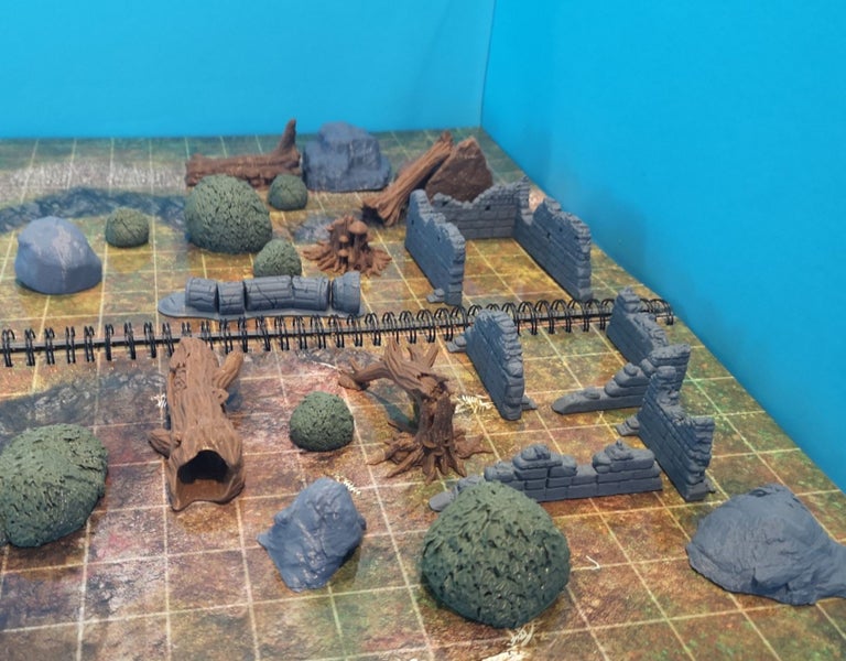 Wilderness Scatter Table Ready Dungeons and Dragons dice4dungeons LaCo Carousel 2