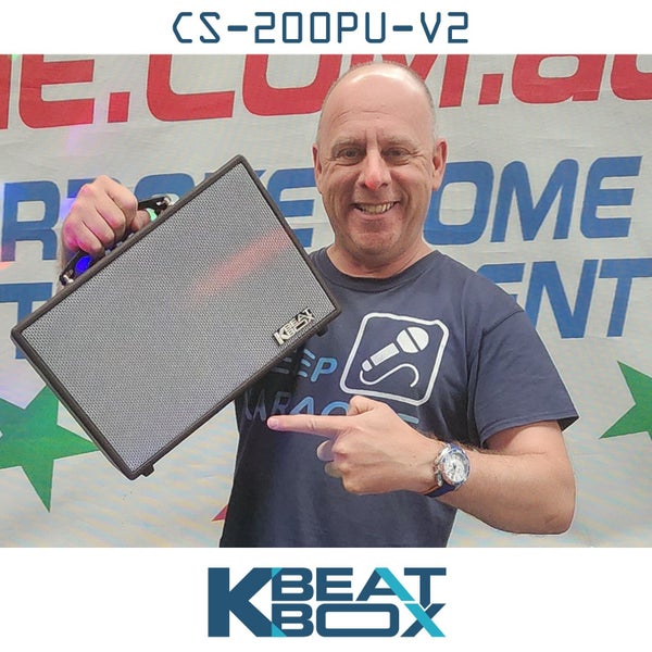 KBEATBOX CS-200PU-V2 50W RMS [300W PMPO] Karaoke Powered Speaker System Carousel 2