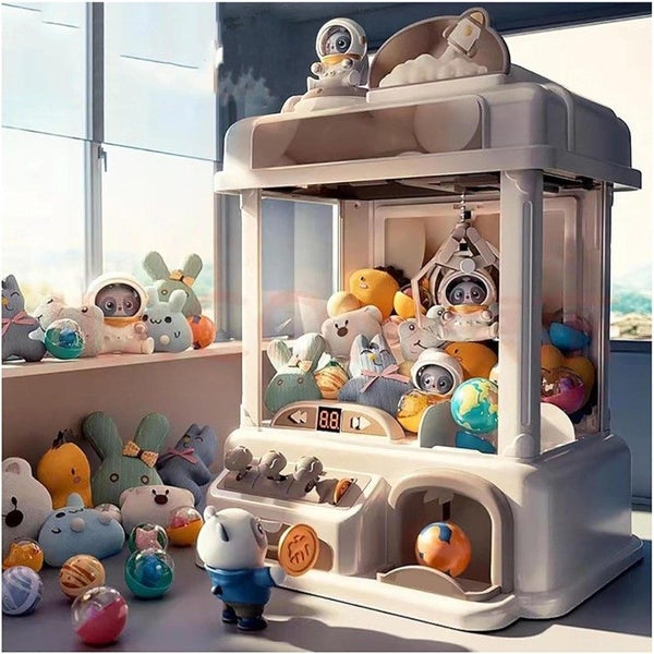 Tabletop Claw Machines Arcade Games Toy Grabbers Lights Music USB - NZ Stock Carousel 1