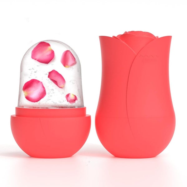 Rose Ice Roller For FaceL¬Cryo Cube Ice Roller For Facial And Eye Carousel 1