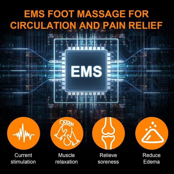 1 Pair EMS Foot Massager Mat - for Pain Plantar Relief Carousel 2