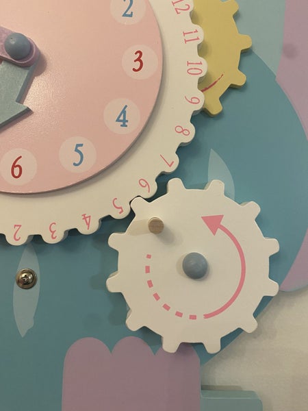 Windmill Kids Furniture - Wooden Owl with Clock Toy Decoration - Clearance Carousel 2