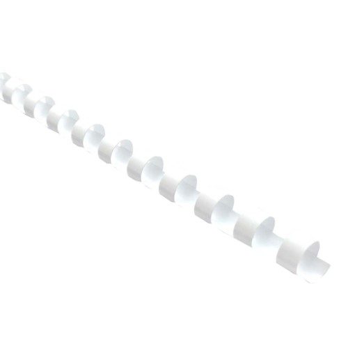 Icon Binding Coil Plastic 12mm White, Pack of 25 Carousel 1