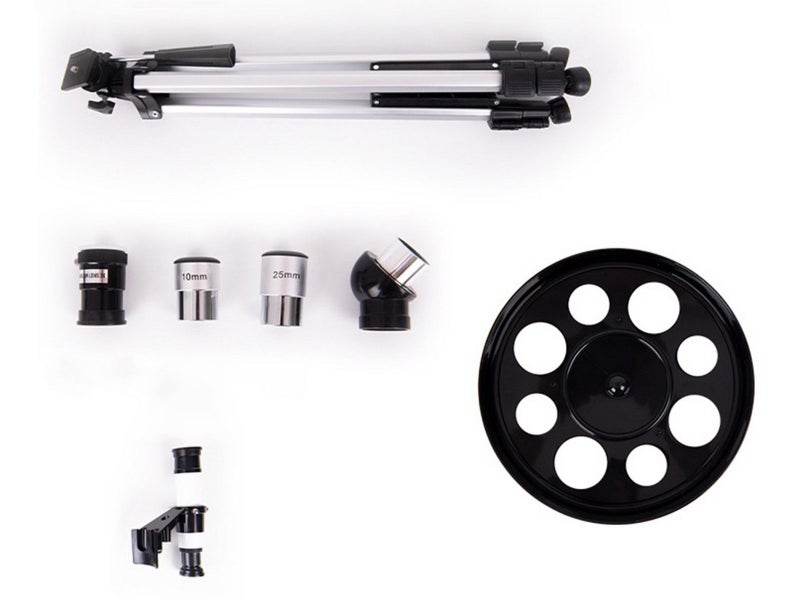 Professional Astronomical Telescope with High Tripod Zenith Mirror Phone Holder Carousel 10
