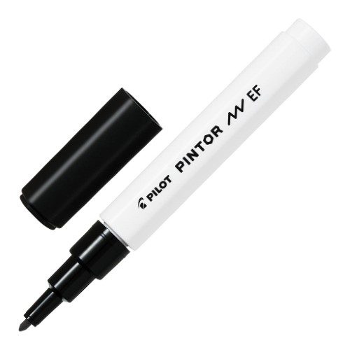 Pilot Pintor Extra Fine Black Marker Carousel 1