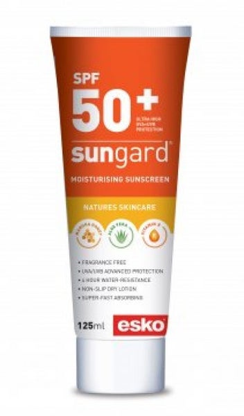 SunGard SPF50 Sunscreen with Manuka Honey, Aloe Vera and Vitamin E 125ml Tube Carousel 1