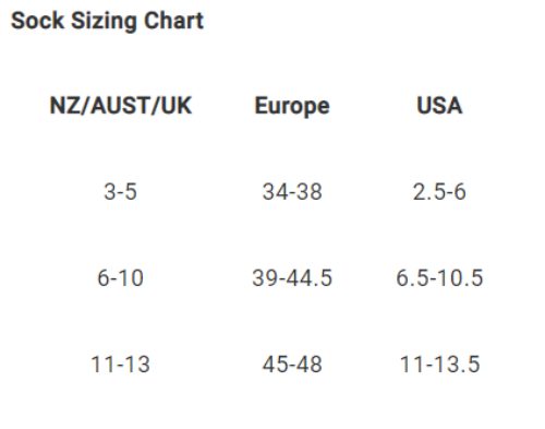 Merino Boot Socks (3 Pair) - Sizes 3-5, 6-10, 11-13 - Made in New Zealand Carousel 2