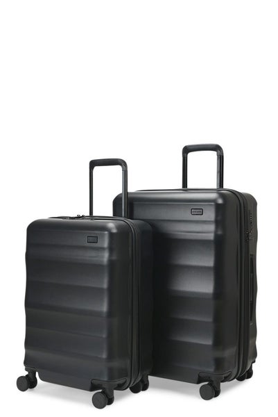 Explorer Luna-Air 55cm & 63cm Hardside Luggage Set Black Carousel 1