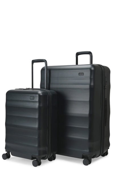 Explorer Luna-Air 55cm & 74cm Hardside Luggage Set Black Carousel 1