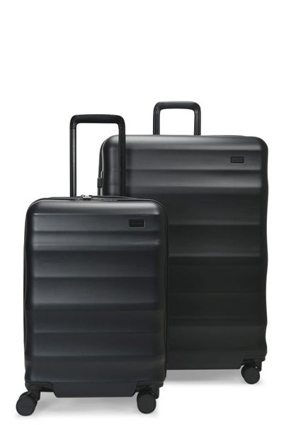 Explorer Luna-Air 55cm & 74cm Hardside Luggage Set Black Carousel 2