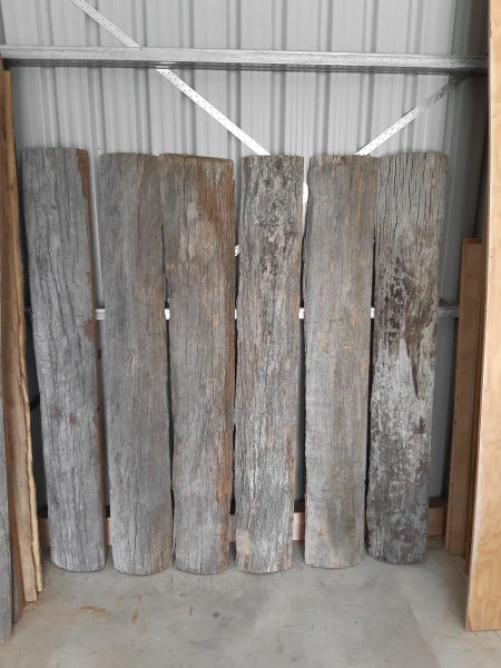 6x Hardwood Iron Wood Timber Slabs - L1480-1500mm X W190-250mm Carousel 2