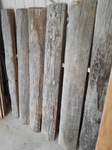 6x Hardwood Iron Wood Timber Slabs - L1480-1500mm X W190-250mm Carousel 3