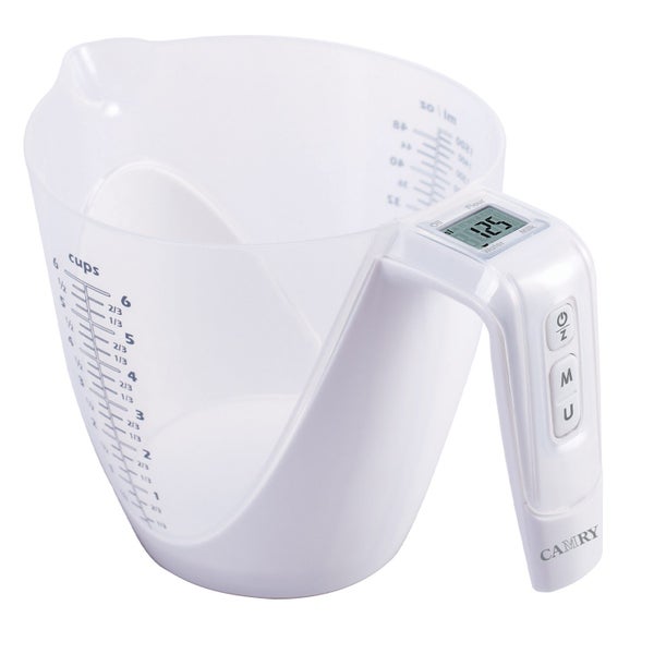 1.5L KITCHEN MEASURING CUP SCALE WHITE Carousel 1