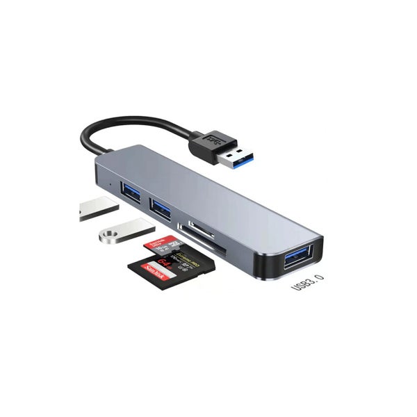 iLead 5 In 1 USB 3.0 Hub Docking Station USB Adapter with SD/TF+USB 3.0 USB 2.0 Carousel 1