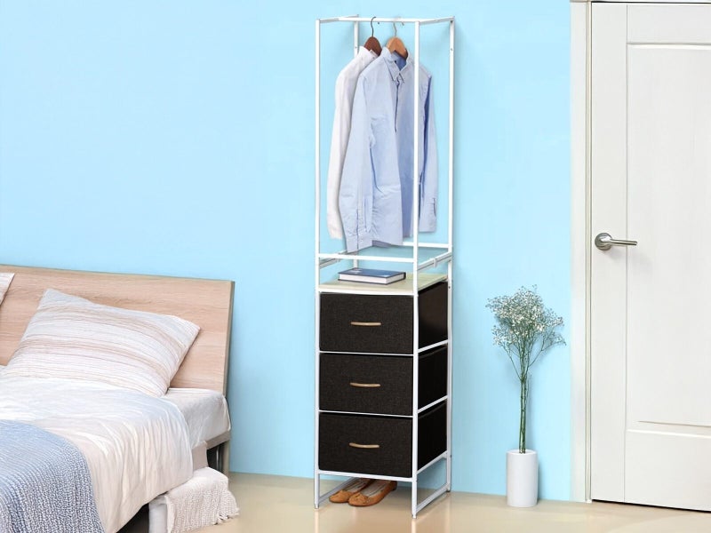 Clothes Rack with Drawers Carousel 1