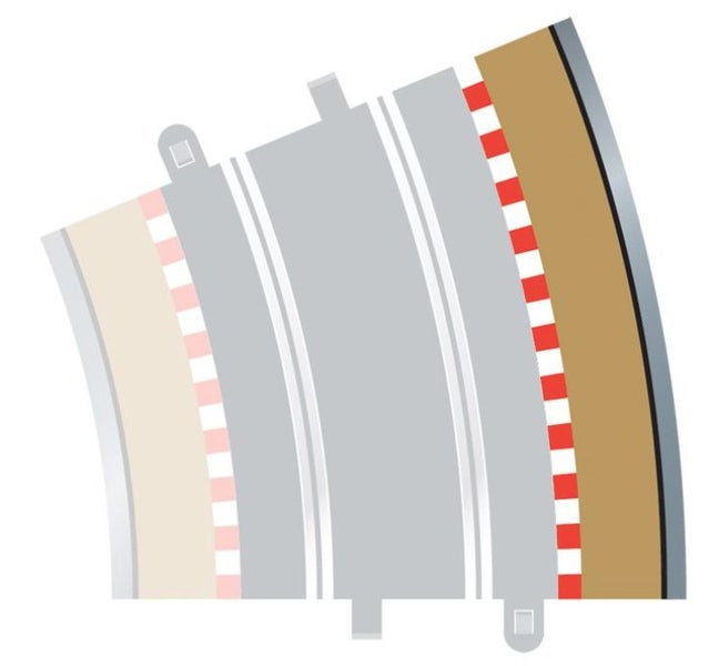 Scalextric C8238 Radius 4 Curved Outer Borders Carousel 1