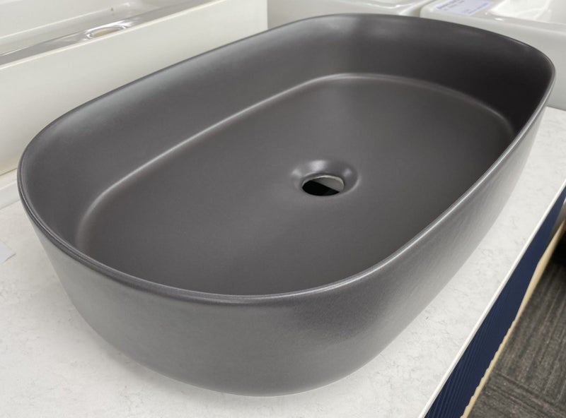 TONI OVAL VESSEL BASIN - ANTHRACITE **EX-DISPLAY** Carousel 1