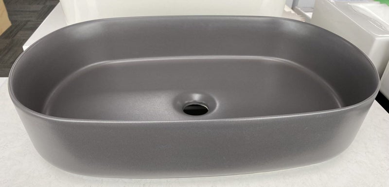 TONI OVAL VESSEL BASIN - ANTHRACITE **EX-DISPLAY** Carousel 2