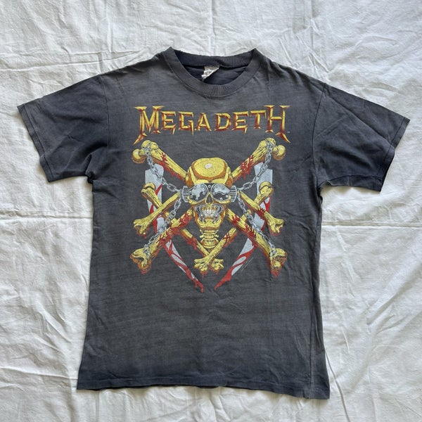Vintage Rare Megadeth ACME Band T-Shirt Australian Made Carousel 1