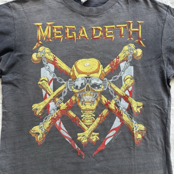 Vintage Rare Megadeth ACME Band T-Shirt Australian Made Carousel 2