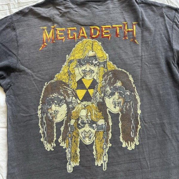 Vintage Rare Megadeth ACME Band T-Shirt Australian Made Carousel 7