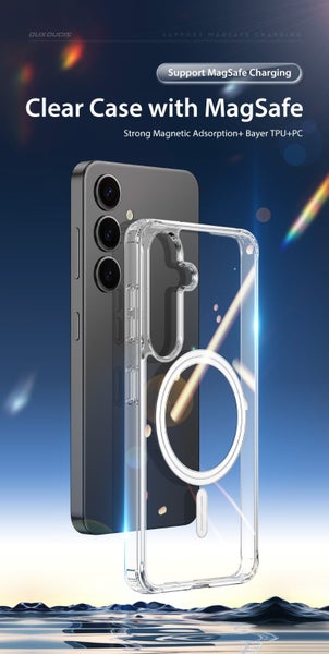 DUX DUCIS Samsung Galaxy S25 MagSafe Magnetic TPU PC Case Crystal Clear Cover Carousel 2