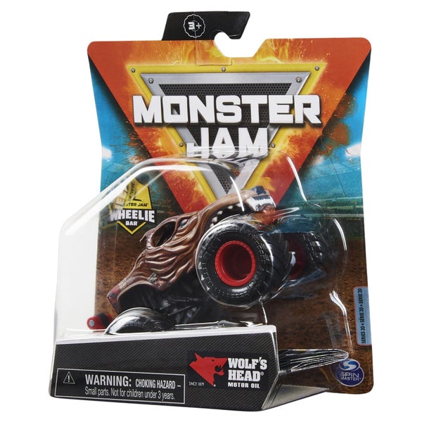 Monster Jam 1:64 Scale Series 20: Wolf's Head - Arena Favorite Monster Truck Carousel 2
