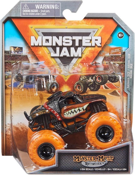 Monster Jam 1:64 Scale Series 32: Ruff Crowd Monster Mutt Rottweiler Carousel 1