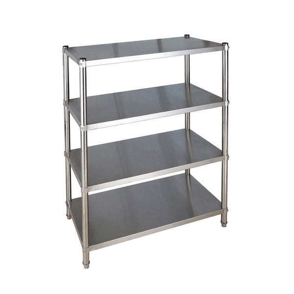 4 Tier stainless steel shelving - 1500x480x1800 Carousel 1