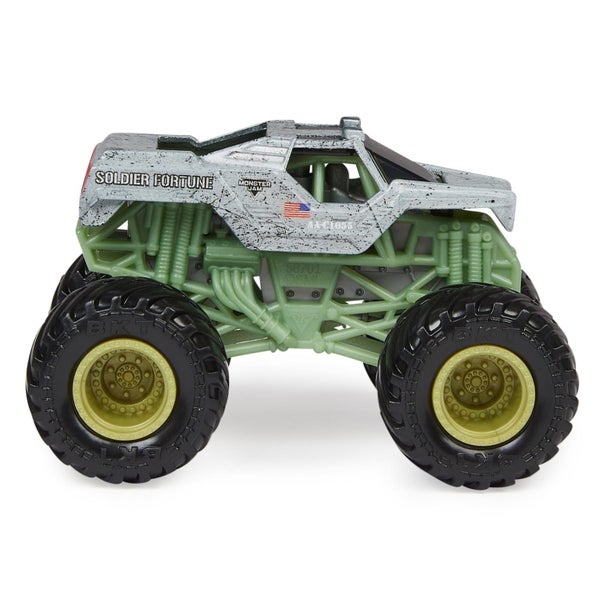 Monster Jam 1:64 Scale Series# 29: Soldier Fortune - Steel Reveal Carousel 1