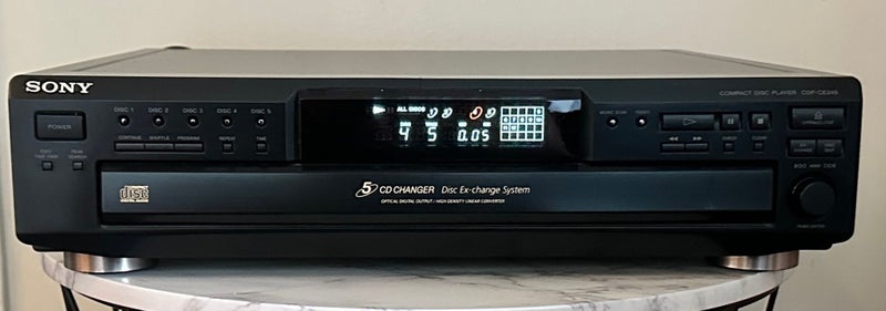 5 Disk CD Player Sony CDP-CE245 Carousel 2